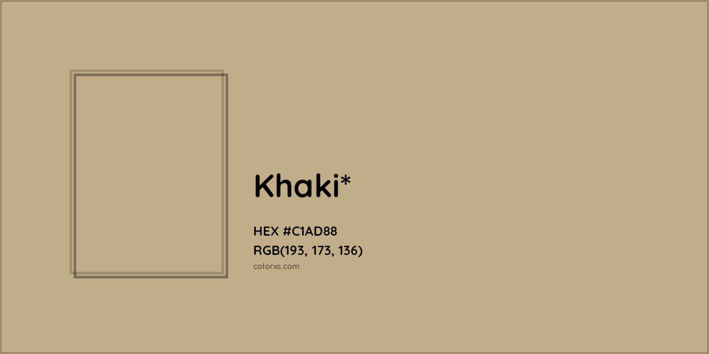 HEX #C1AD88 Color Name, Color Code, Palettes, Similar Paints, Images