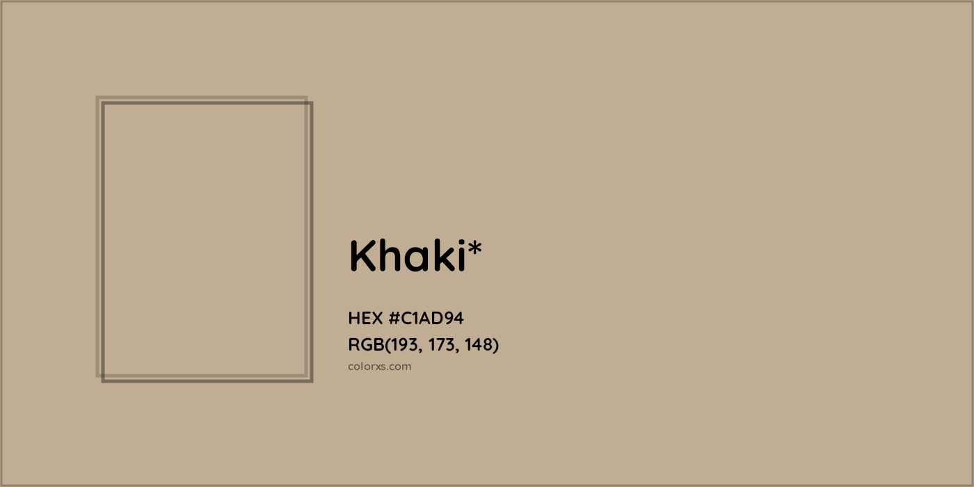 HEX #C1AD94 Color Name, Color Code, Palettes, Similar Paints, Images