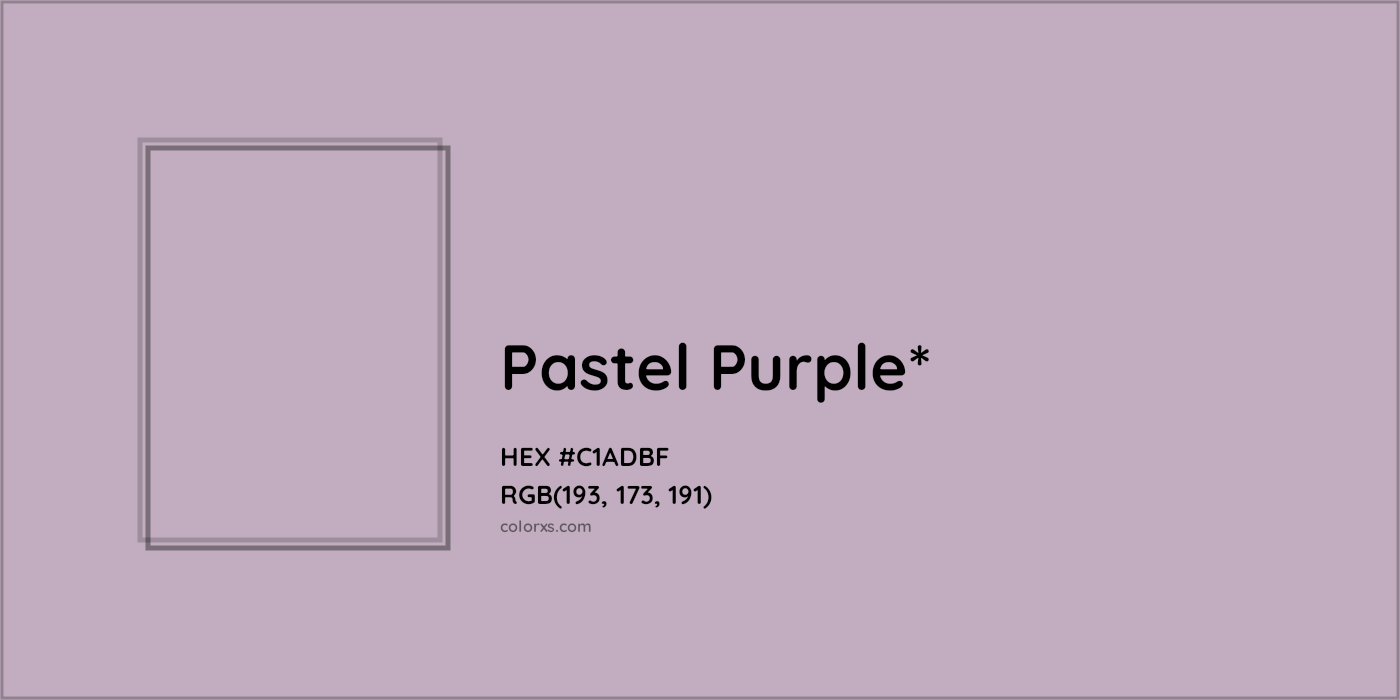 HEX #C1ADBF Color Name, Color Code, Palettes, Similar Paints, Images