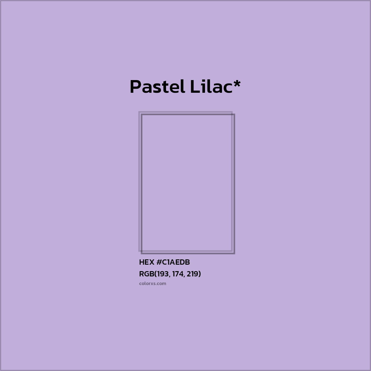 HEX #C1AEDB Color Name, Color Code, Palettes, Similar Paints, Images