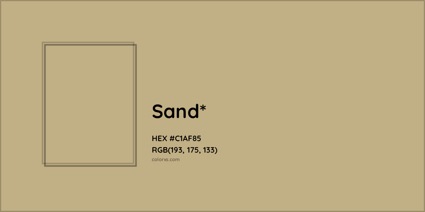 HEX #C1AF85 Color Name, Color Code, Palettes, Similar Paints, Images