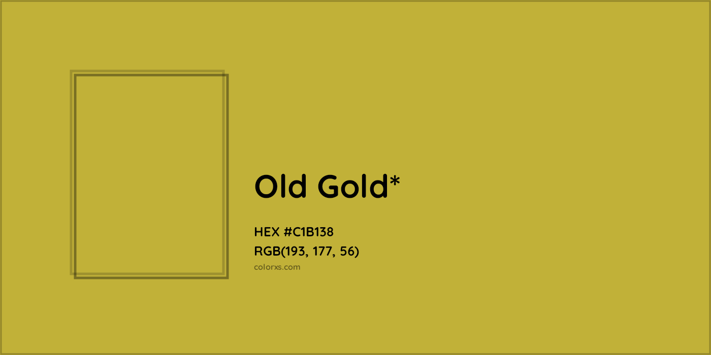 HEX #C1B138 Color Name, Color Code, Palettes, Similar Paints, Images