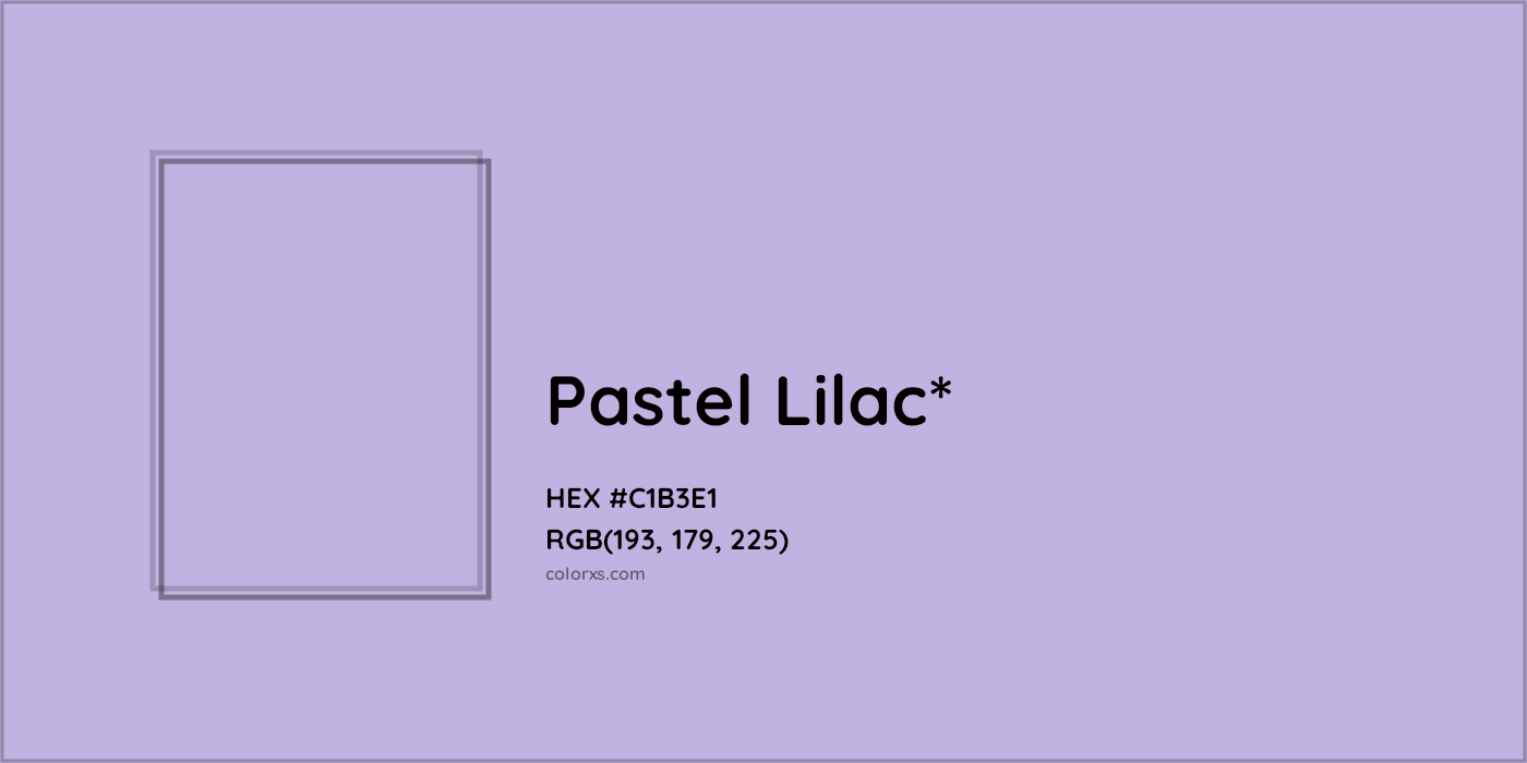 HEX #C1B3E1 Color Name, Color Code, Palettes, Similar Paints, Images