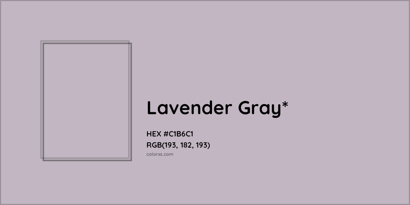 HEX #C1B6C1 Color Name, Color Code, Palettes, Similar Paints, Images