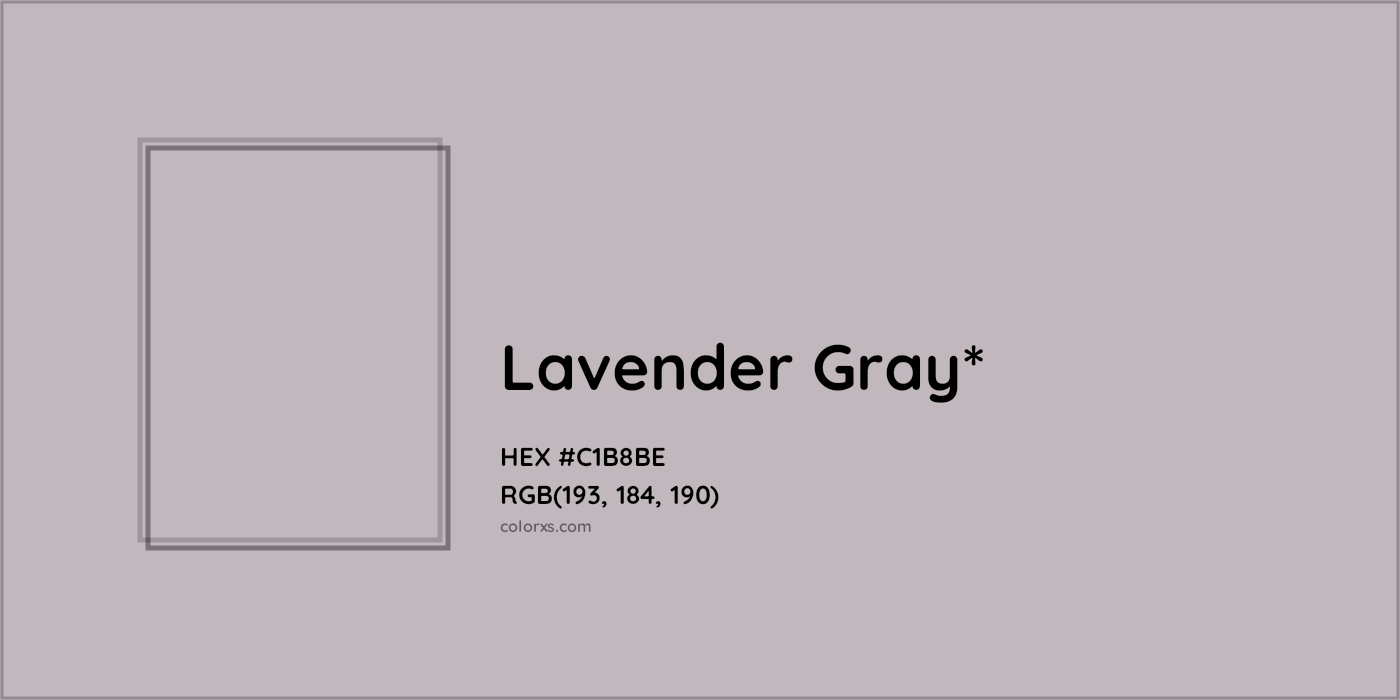 HEX #C1B8BE Color Name, Color Code, Palettes, Similar Paints, Images