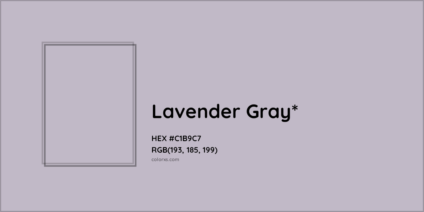 HEX #C1B9C7 Color Name, Color Code, Palettes, Similar Paints, Images