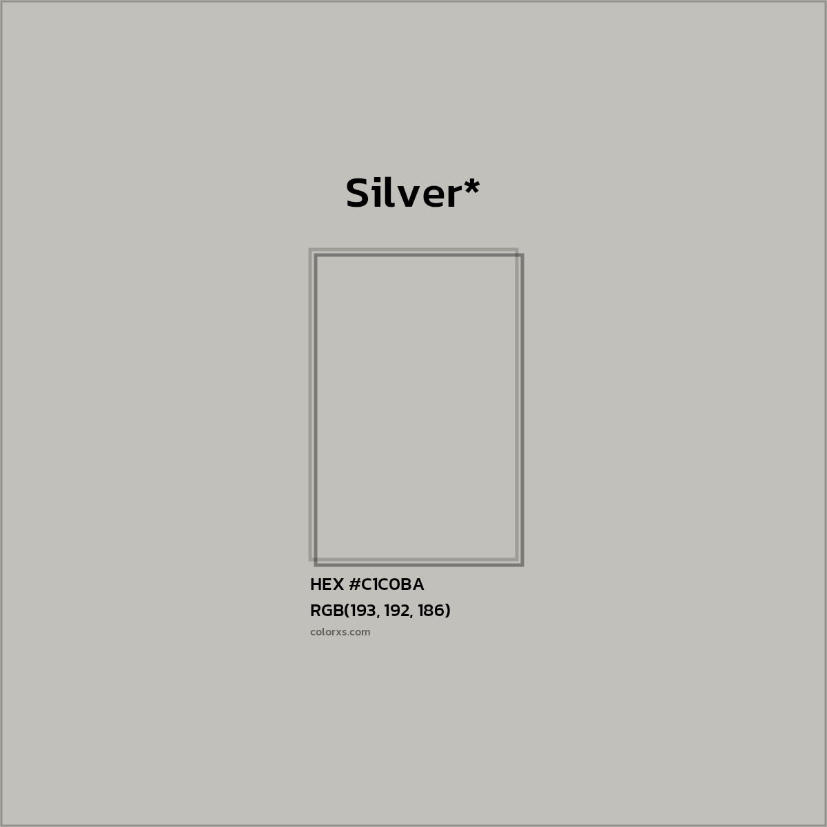 HEX #C1C0BA Color Name, Color Code, Palettes, Similar Paints, Images