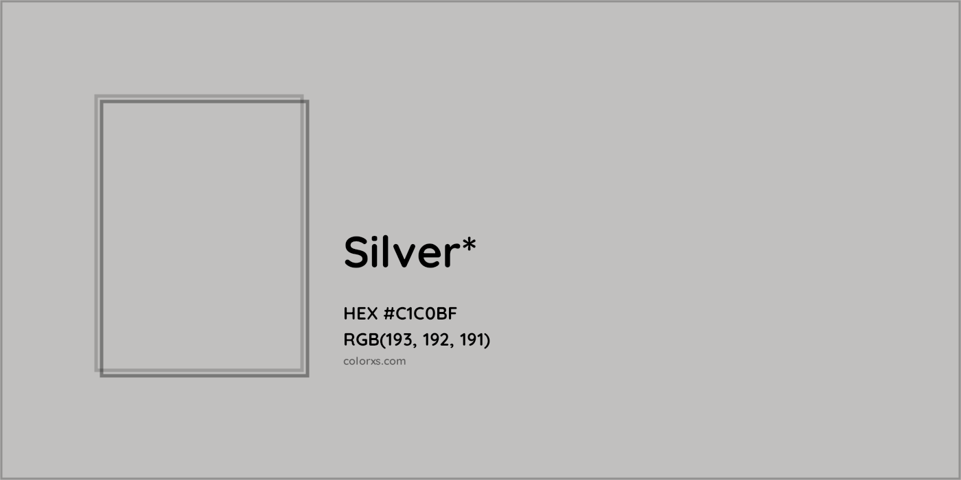 HEX #C1C0BF Color Name, Color Code, Palettes, Similar Paints, Images