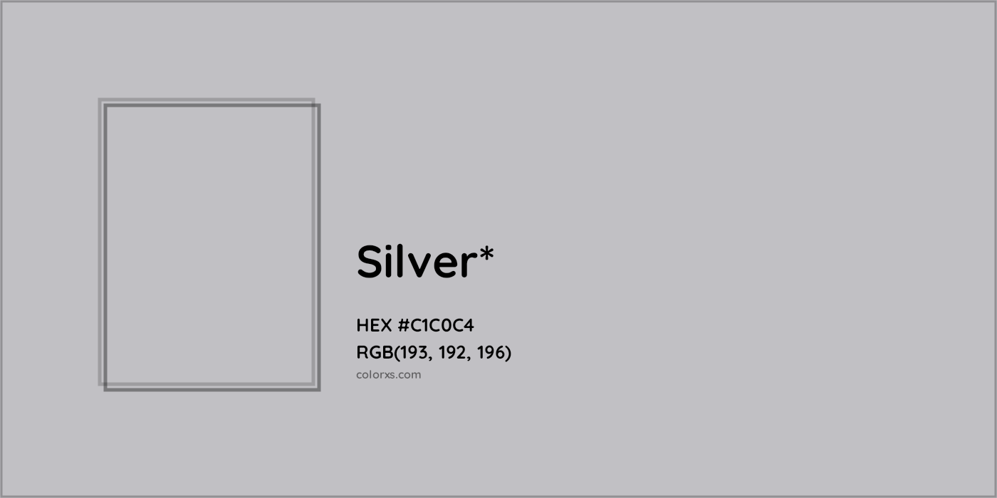 HEX #C1C0C4 Color Name, Color Code, Palettes, Similar Paints, Images