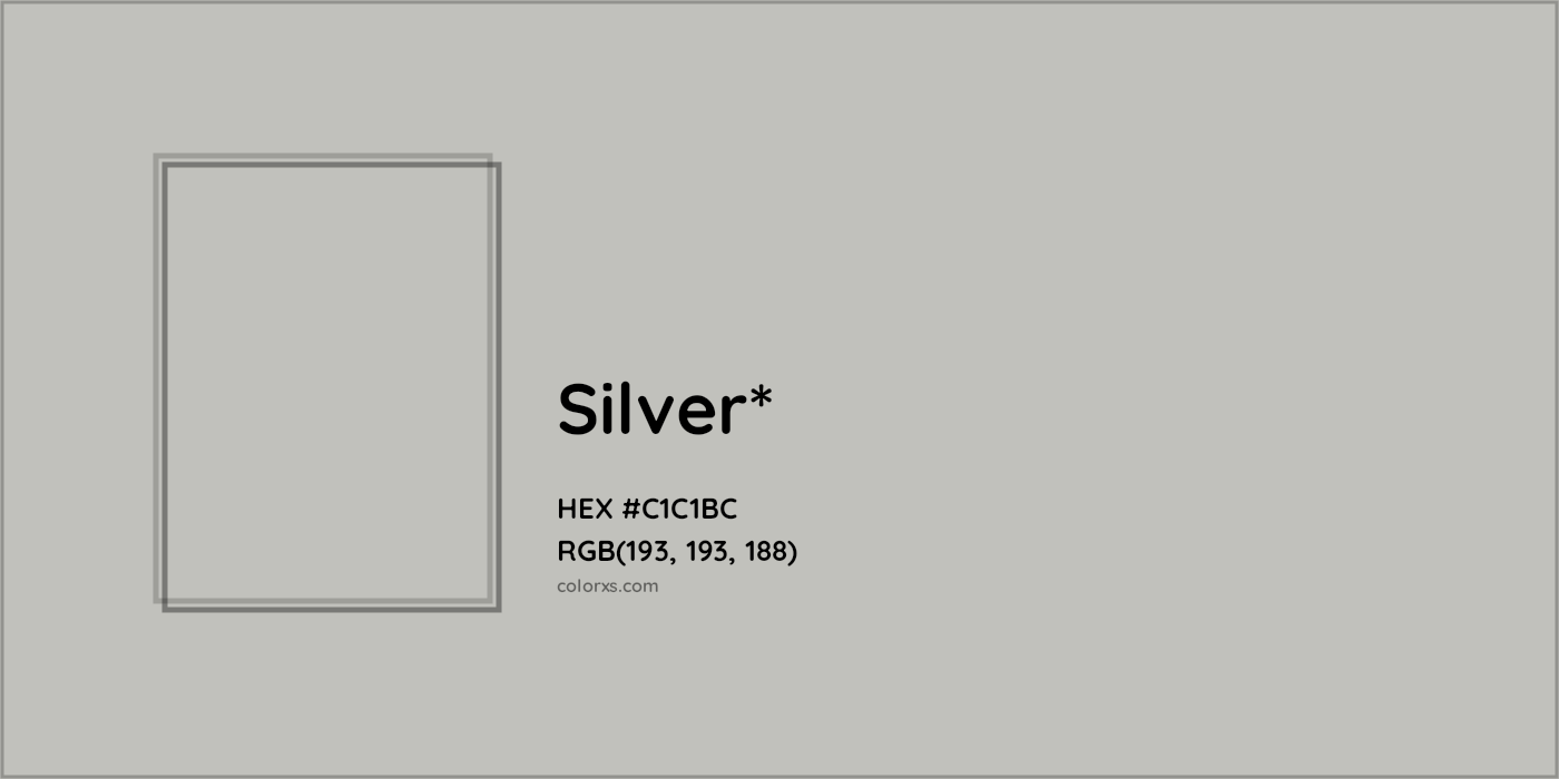 HEX #C1C1BC Color Name, Color Code, Palettes, Similar Paints, Images