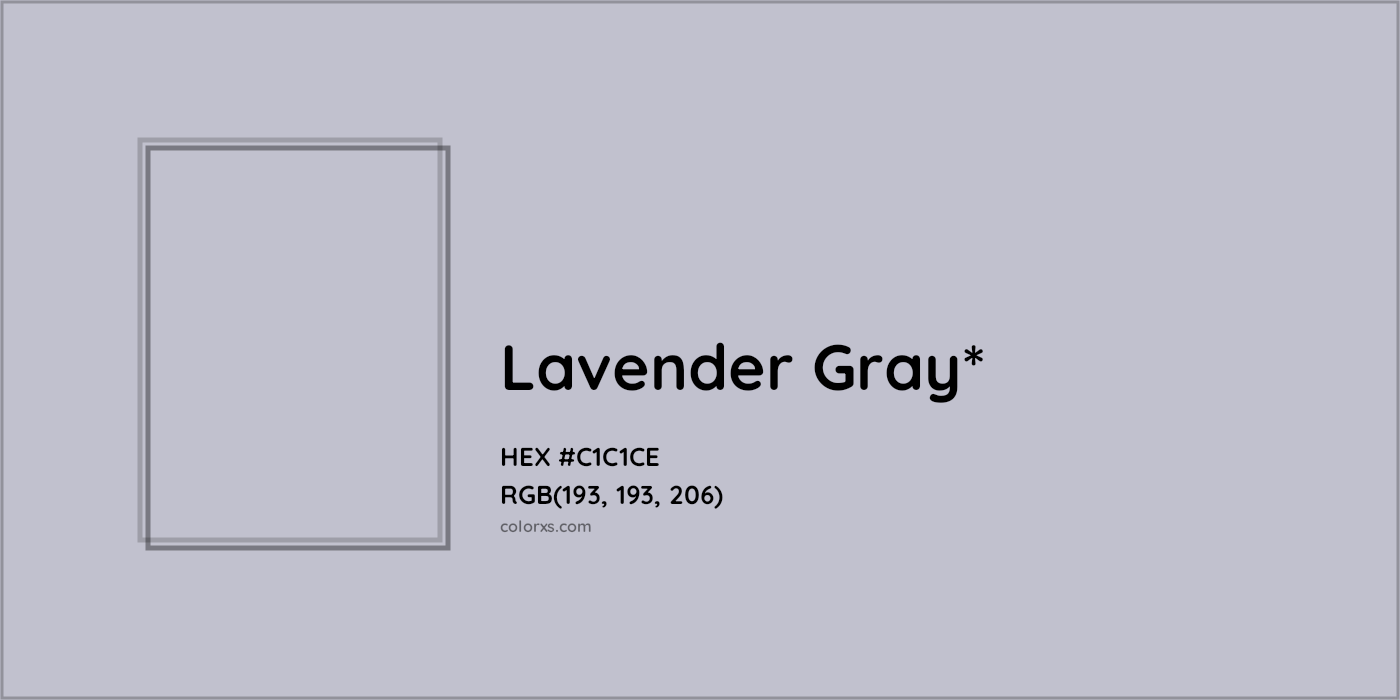 HEX #C1C1CE Color Name, Color Code, Palettes, Similar Paints, Images