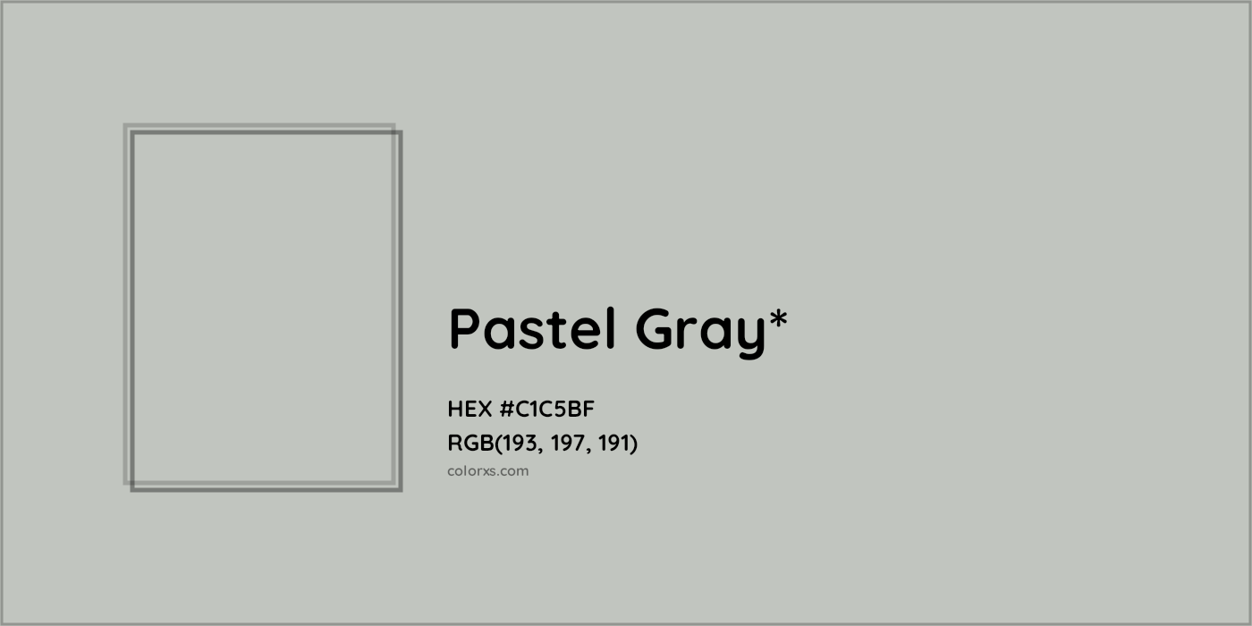 HEX #C1C5BF Color Name, Color Code, Palettes, Similar Paints, Images