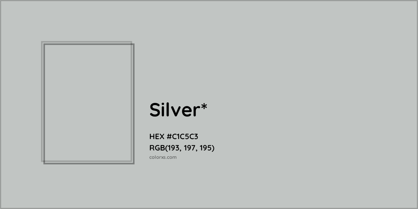 HEX #C1C5C3 Color Name, Color Code, Palettes, Similar Paints, Images
