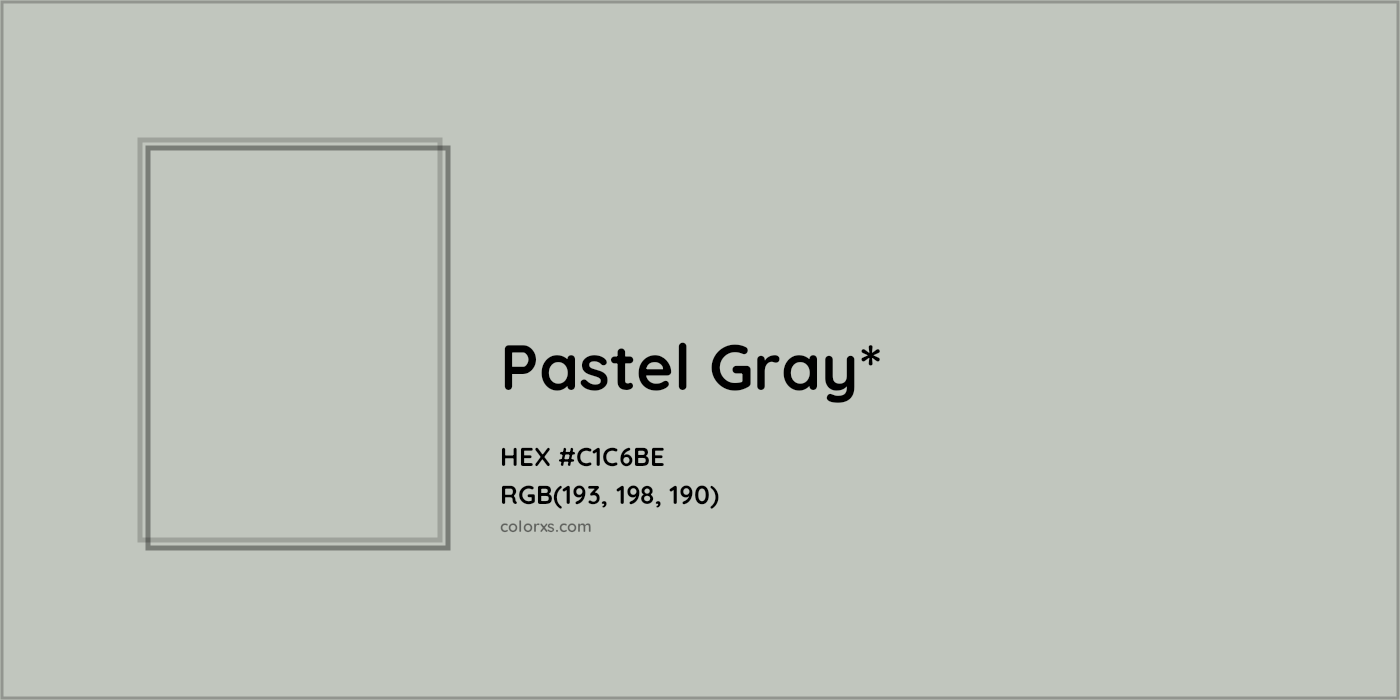 HEX #C1C6BE Color Name, Color Code, Palettes, Similar Paints, Images