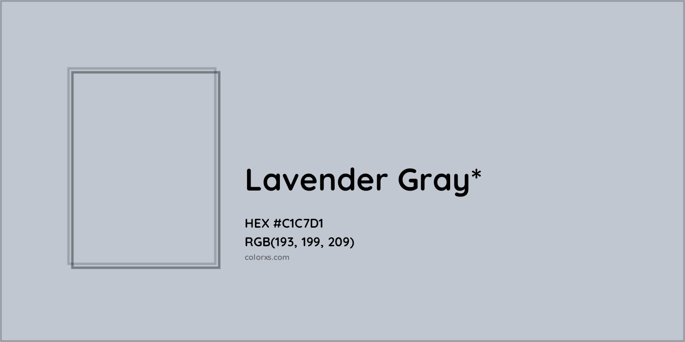 HEX #C1C7D1 Color Name, Color Code, Palettes, Similar Paints, Images