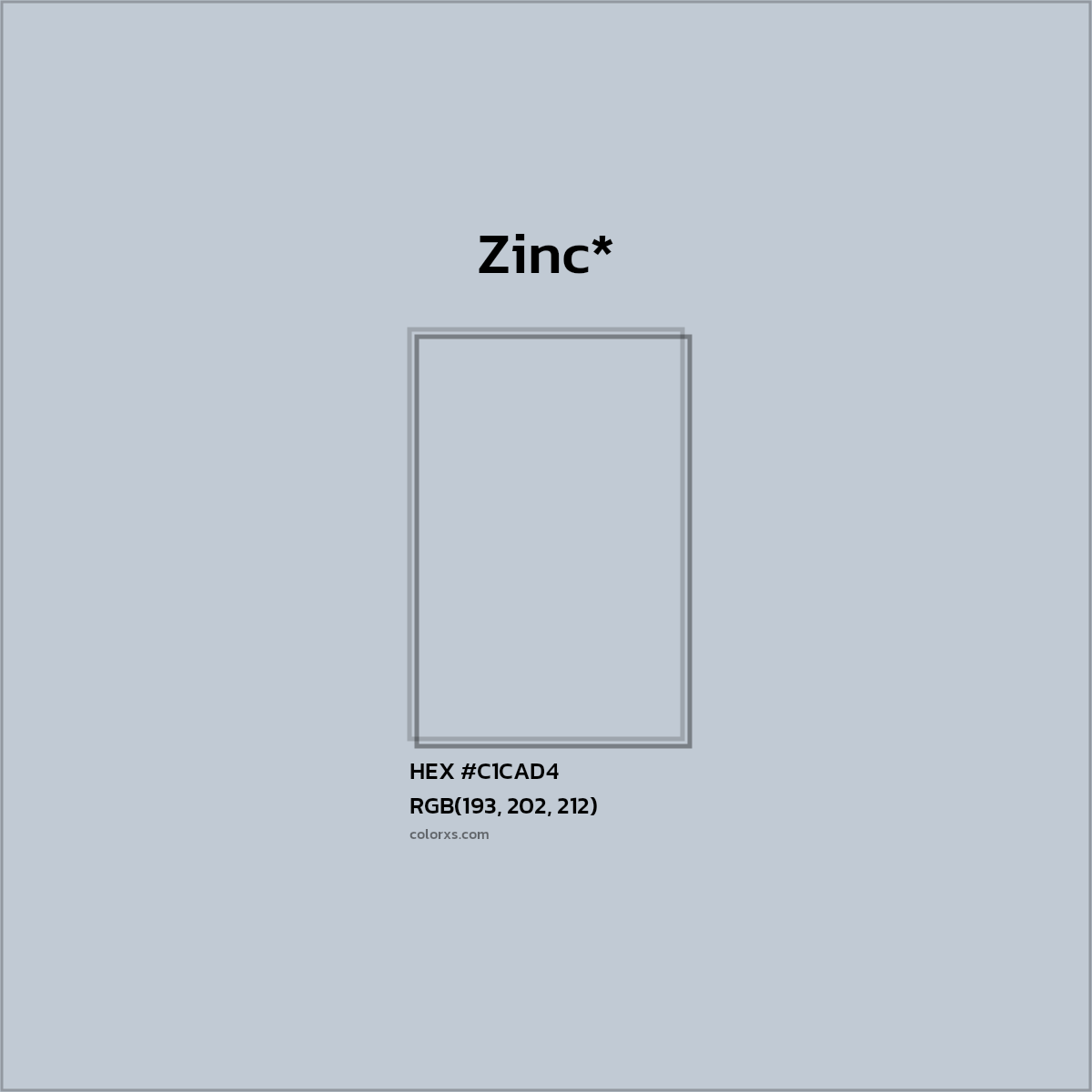HEX #C1CAD4 Color Name, Color Code, Palettes, Similar Paints, Images