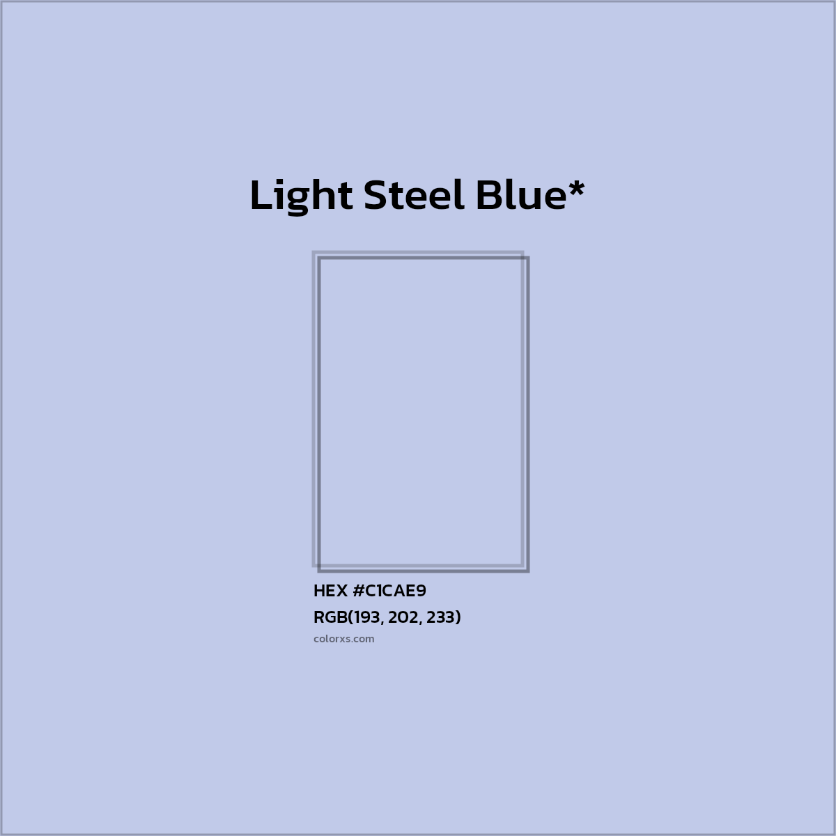 HEX #C1CAE9 Color Name, Color Code, Palettes, Similar Paints, Images