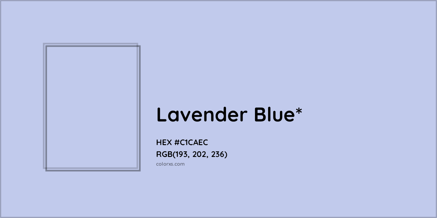 HEX #C1CAEC Color Name, Color Code, Palettes, Similar Paints, Images