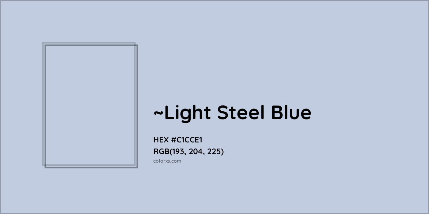 HEX #C1CCE1 Color Name, Color Code, Palettes, Similar Paints, Images