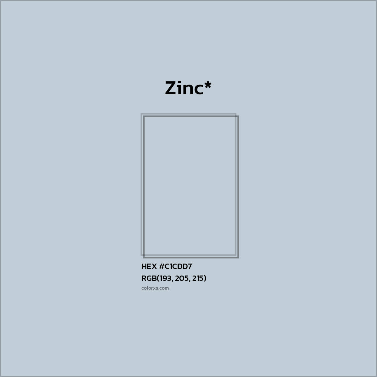 HEX #C1CDD7 Color Name, Color Code, Palettes, Similar Paints, Images