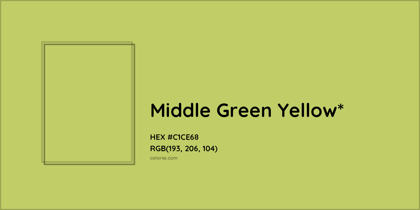 HEX #C1CE68 Color Name, Color Code, Palettes, Similar Paints, Images