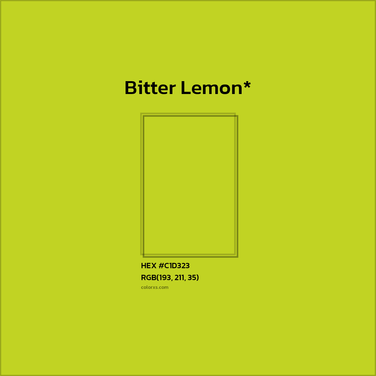 HEX #C1D323 Color Name, Color Code, Palettes, Similar Paints, Images