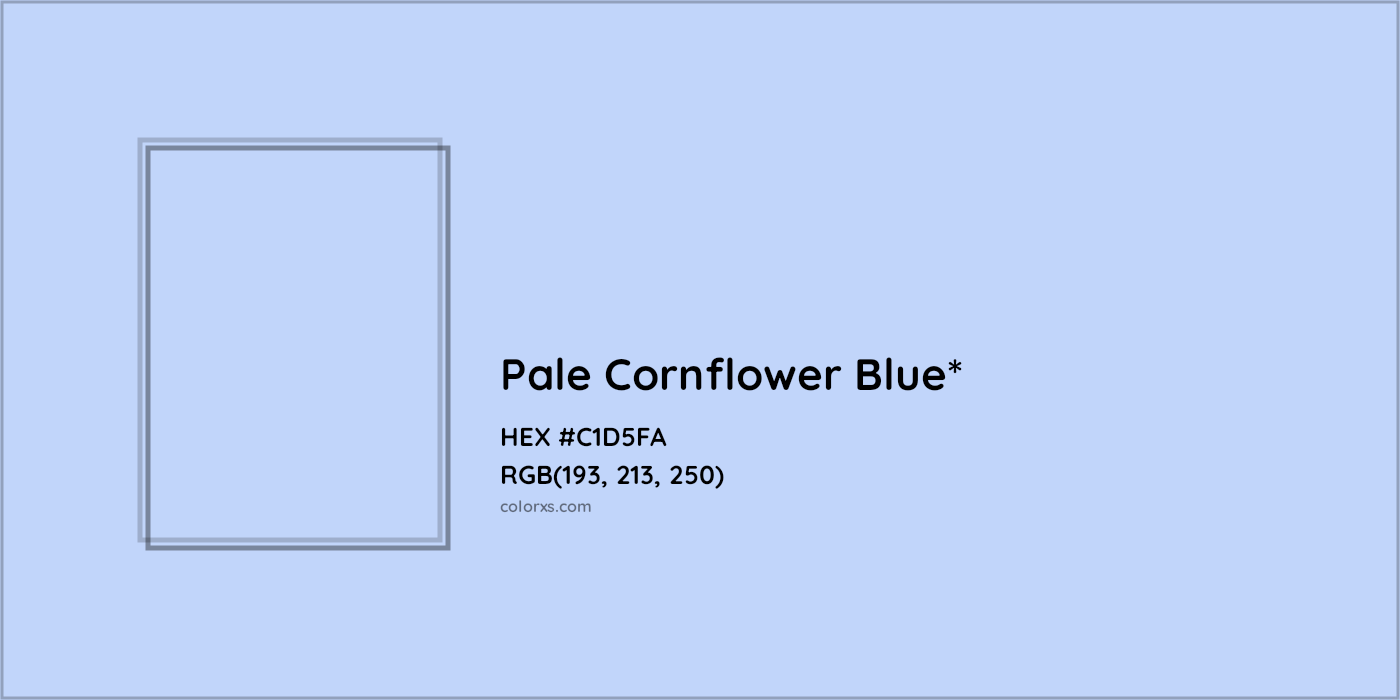 HEX #C1D5FA Color Name, Color Code, Palettes, Similar Paints, Images
