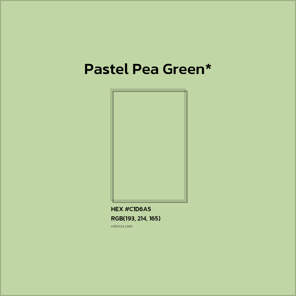 HEX #C1D6A5 Color Name, Color Code, Palettes, Similar Paints, Images