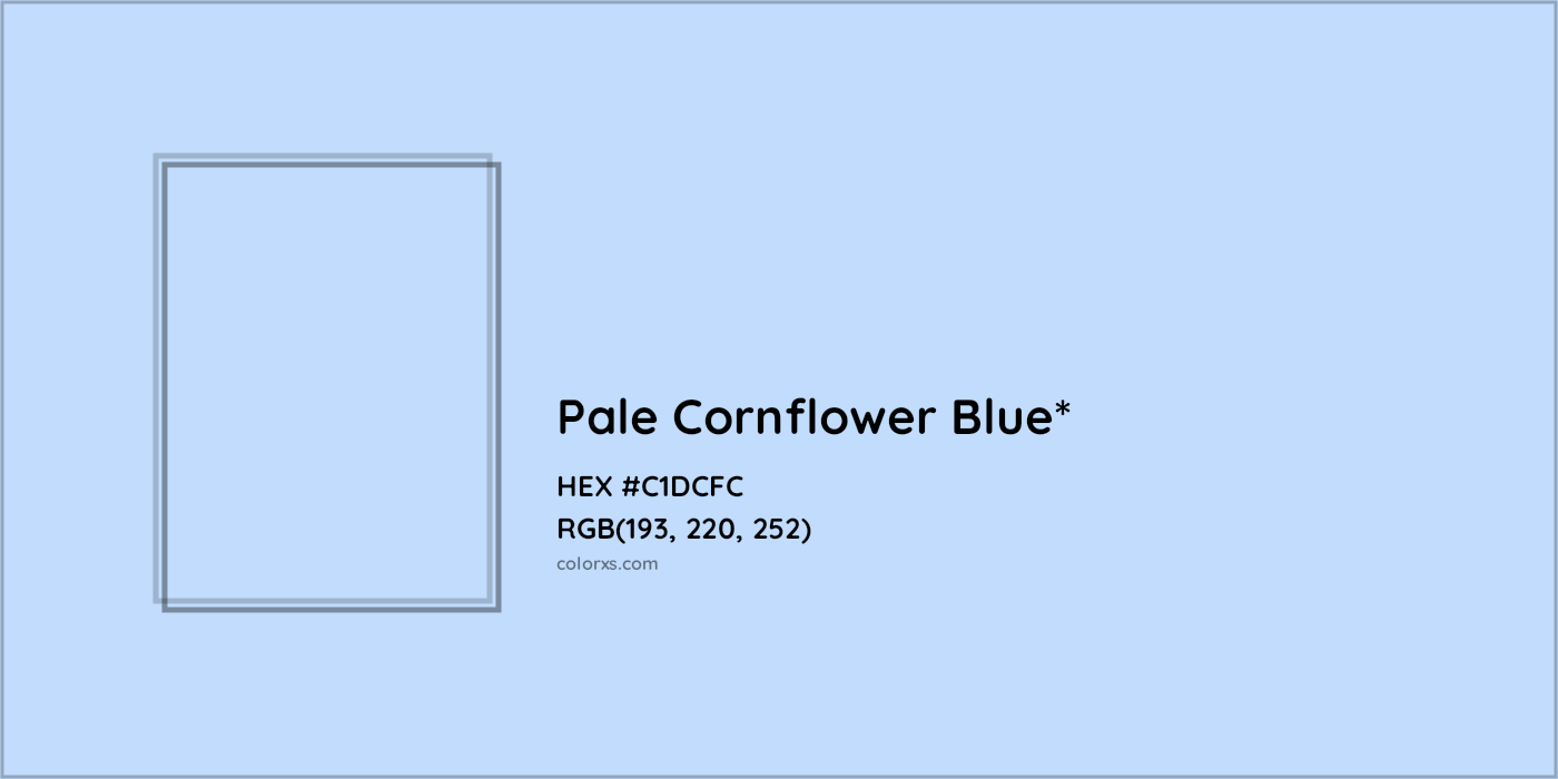 HEX #C1DCFC Color Name, Color Code, Palettes, Similar Paints, Images