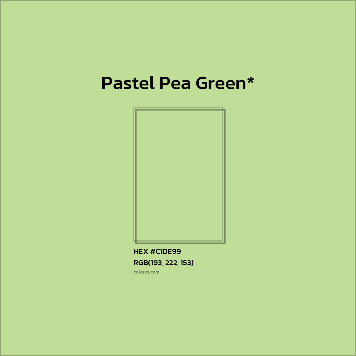 HEX #C1DE99 Color Name, Color Code, Palettes, Similar Paints, Images