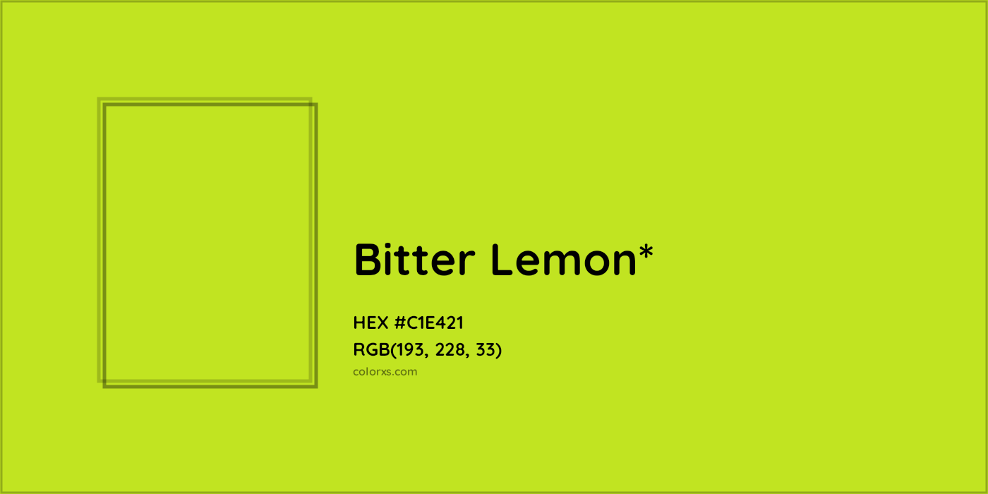 HEX #C1E421 Color Name, Color Code, Palettes, Similar Paints, Images