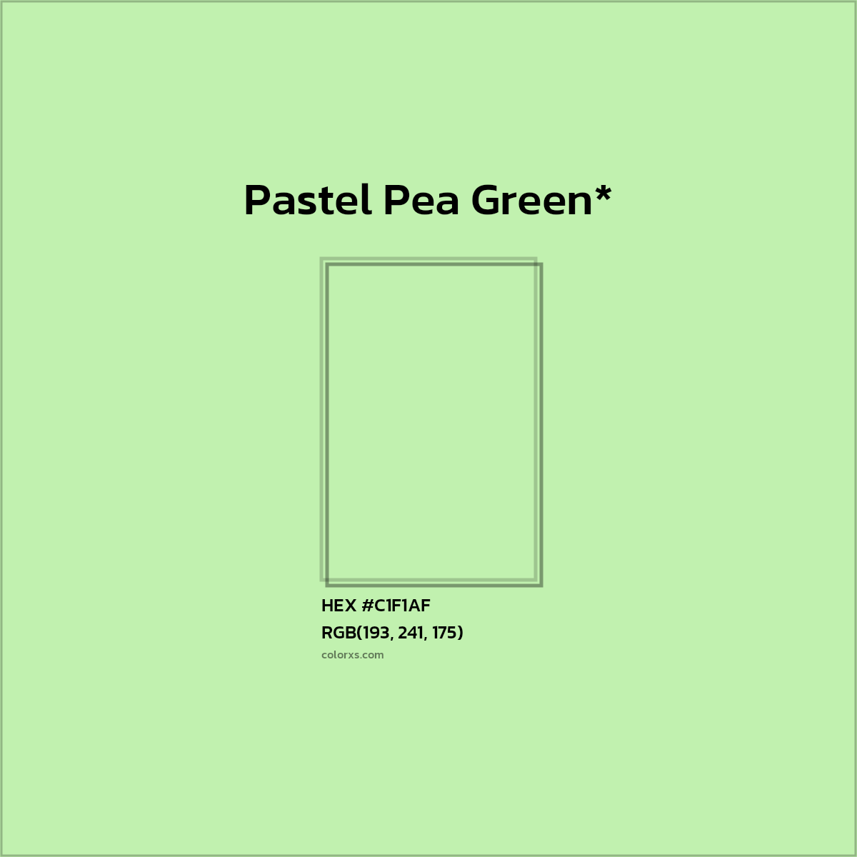 HEX #C1F1AF Color Name, Color Code, Palettes, Similar Paints, Images