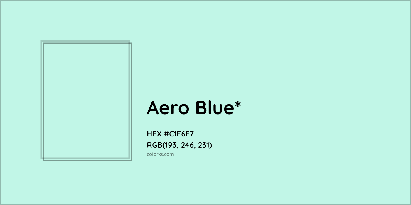 HEX #C1F6E7 Color Name, Color Code, Palettes, Similar Paints, Images