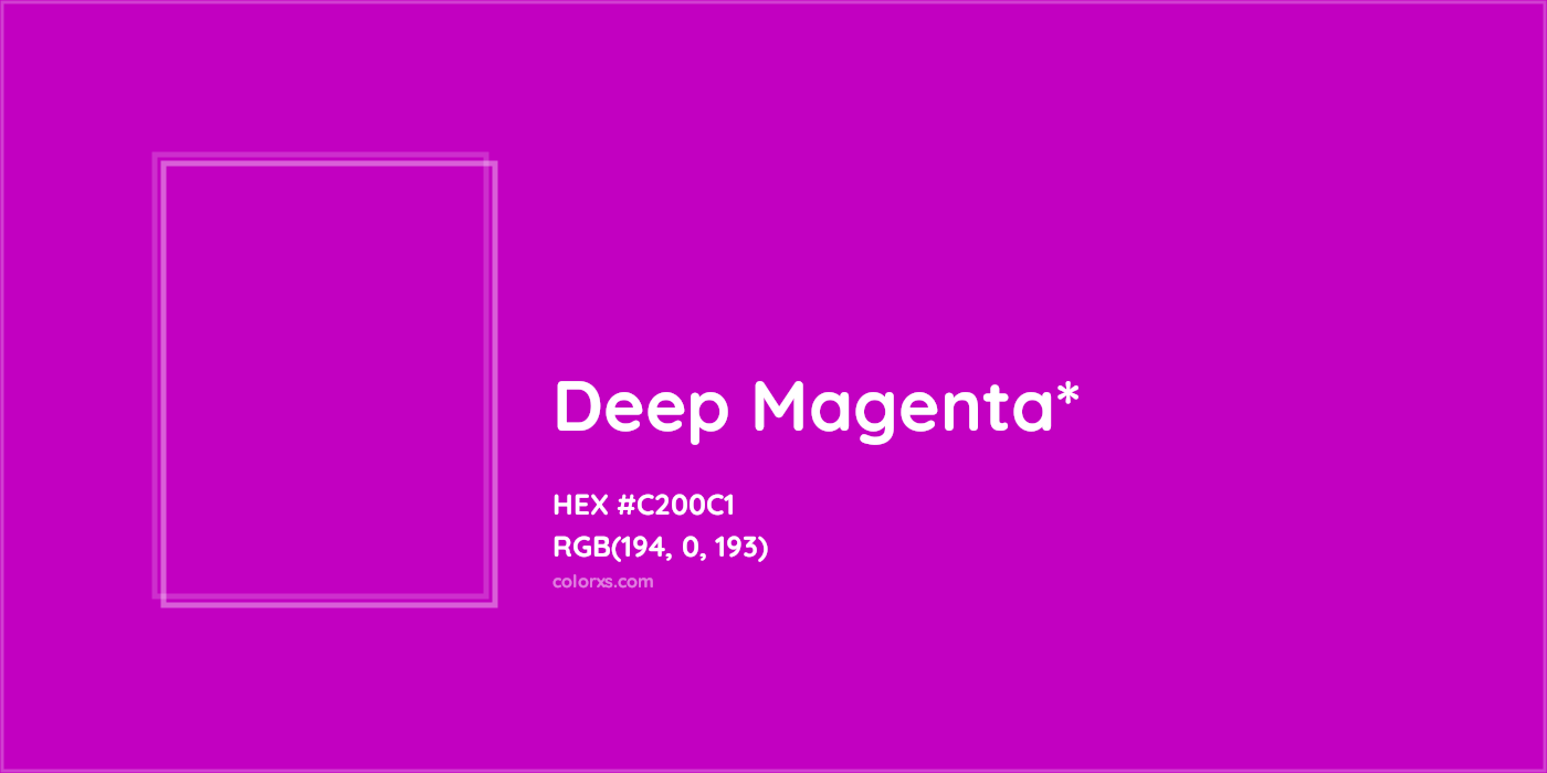 HEX #C200C1 Color Name, Color Code, Palettes, Similar Paints, Images