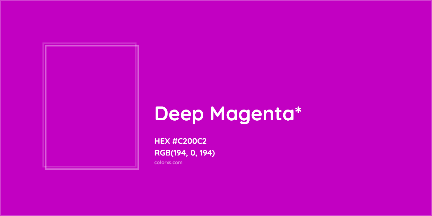 HEX #C200C2 Color Name, Color Code, Palettes, Similar Paints, Images