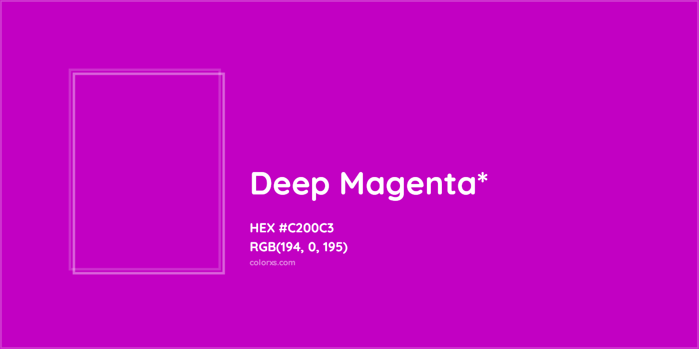 HEX #C200C3 Color Name, Color Code, Palettes, Similar Paints, Images