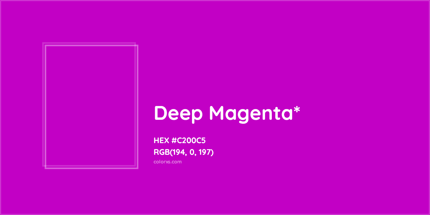 HEX #C200C5 Color Name, Color Code, Palettes, Similar Paints, Images