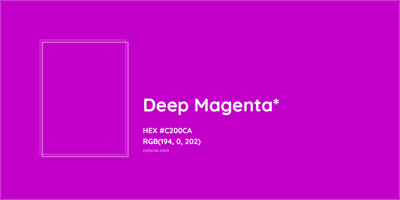HEX #C200CA Color Name, Color Code, Palettes, Similar Paints, Images