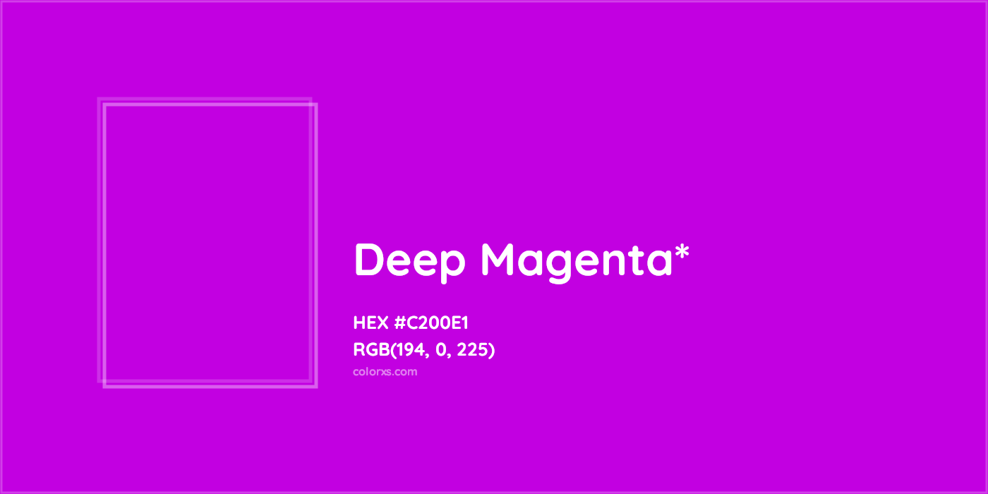 HEX #C200E1 Color Name, Color Code, Palettes, Similar Paints, Images