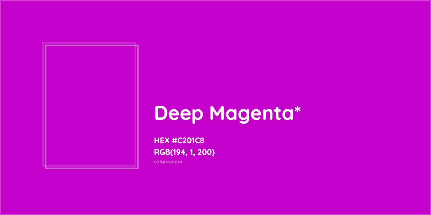 HEX #C201C8 Color Name, Color Code, Palettes, Similar Paints, Images