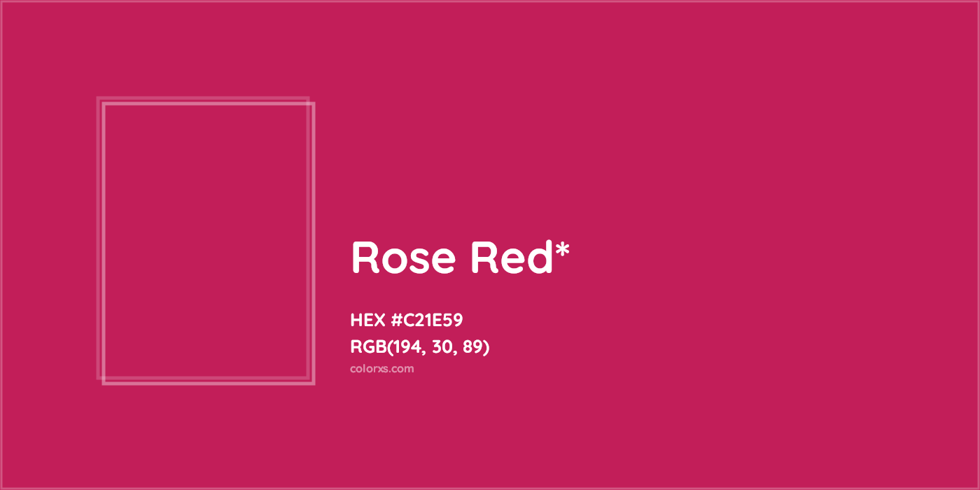 HEX #C21E59 Color Name, Color Code, Palettes, Similar Paints, Images