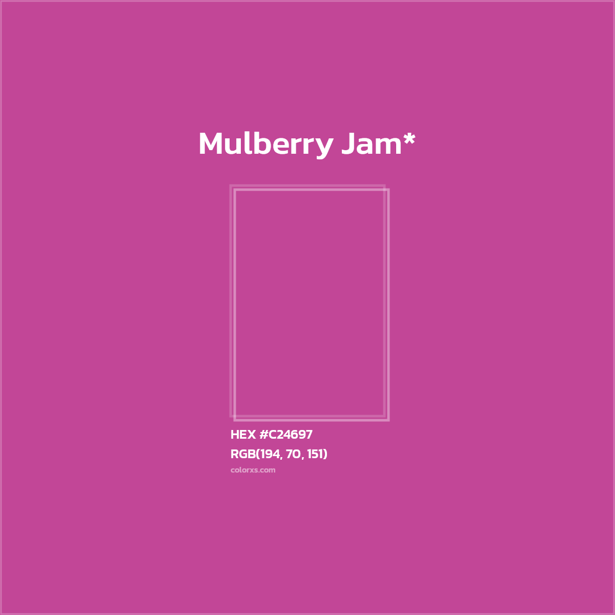 HEX #C24697 Color Name, Color Code, Palettes, Similar Paints, Images