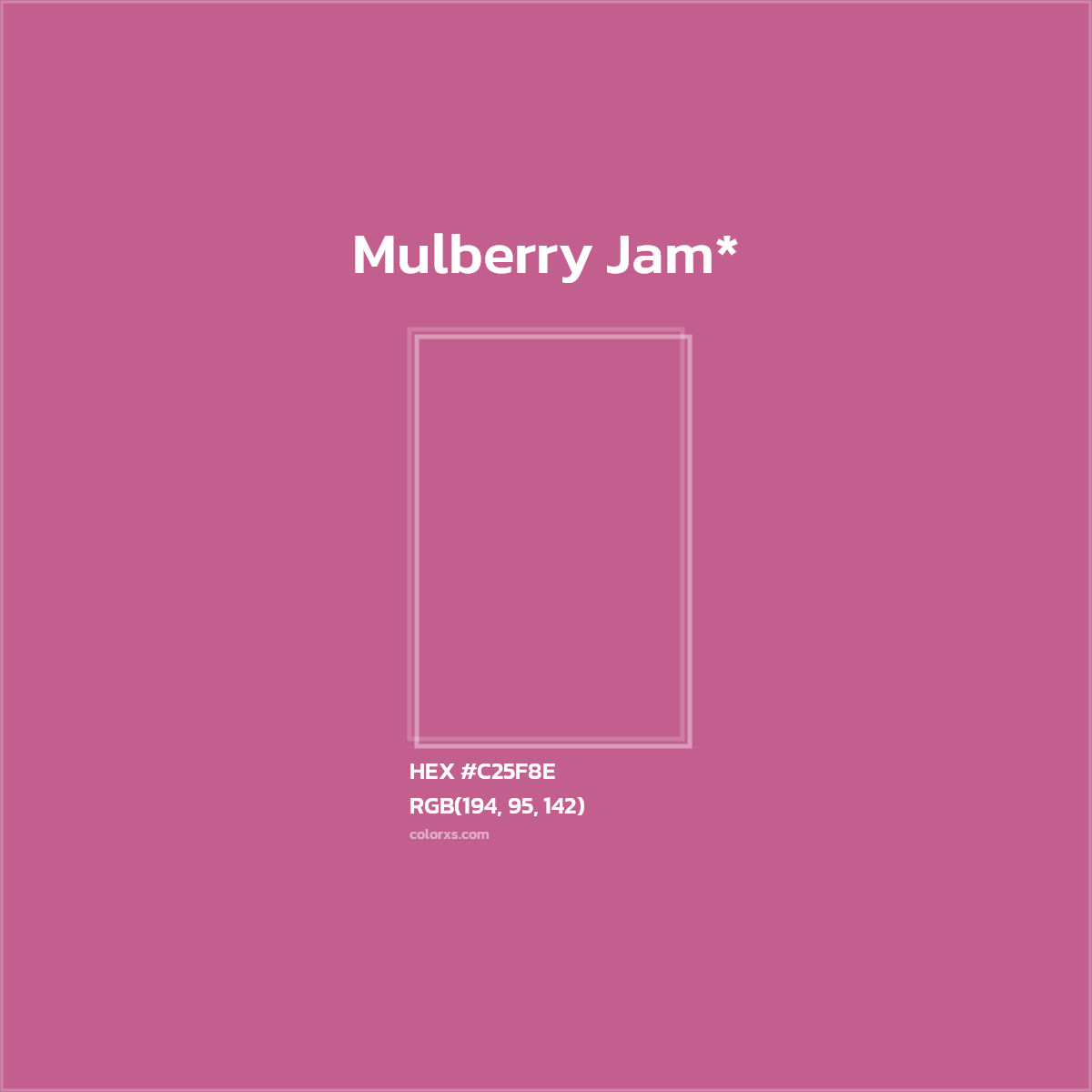 HEX #C25F8E Color Name, Color Code, Palettes, Similar Paints, Images