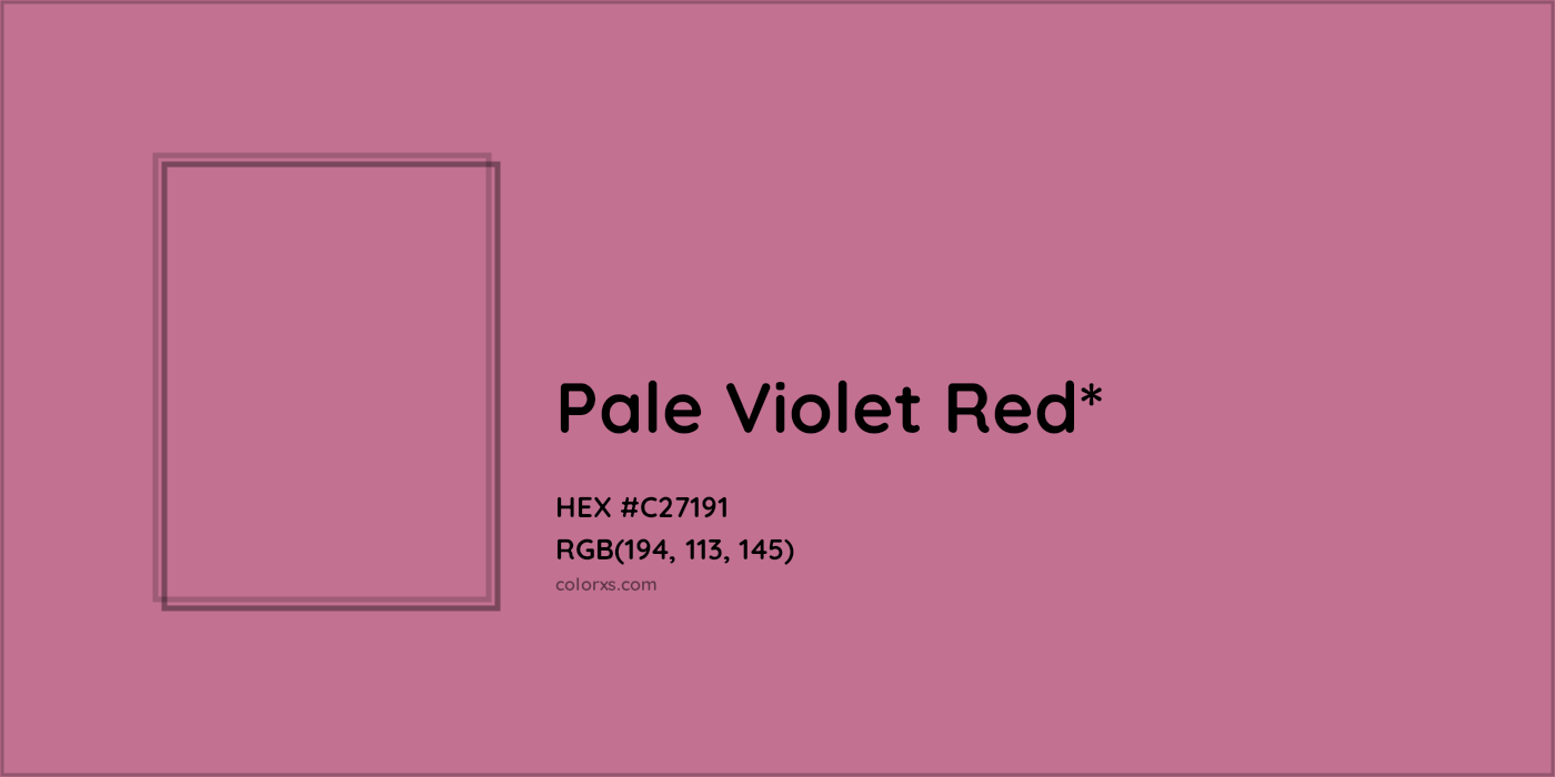 HEX #C27191 Color Name, Color Code, Palettes, Similar Paints, Images