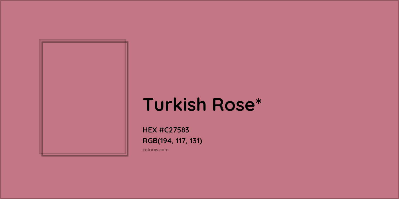 HEX #C27583 Color Name, Color Code, Palettes, Similar Paints, Images