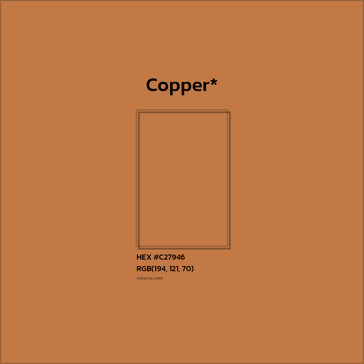 HEX #C27946 Color Name, Color Code, Palettes, Similar Paints, Images