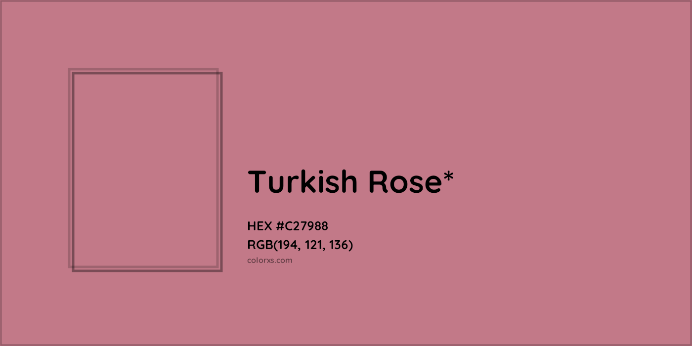 HEX #C27988 Color Name, Color Code, Palettes, Similar Paints, Images