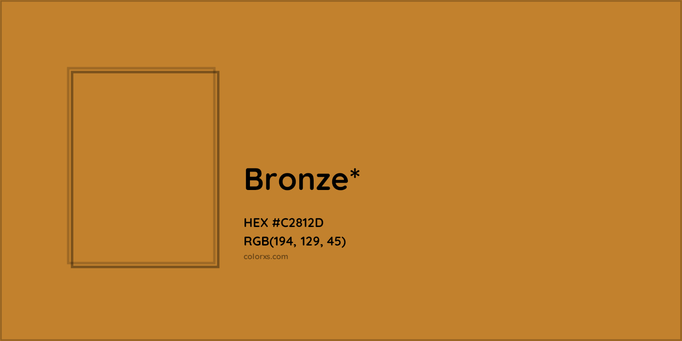 HEX #C2812D Color Name, Color Code, Palettes, Similar Paints, Images