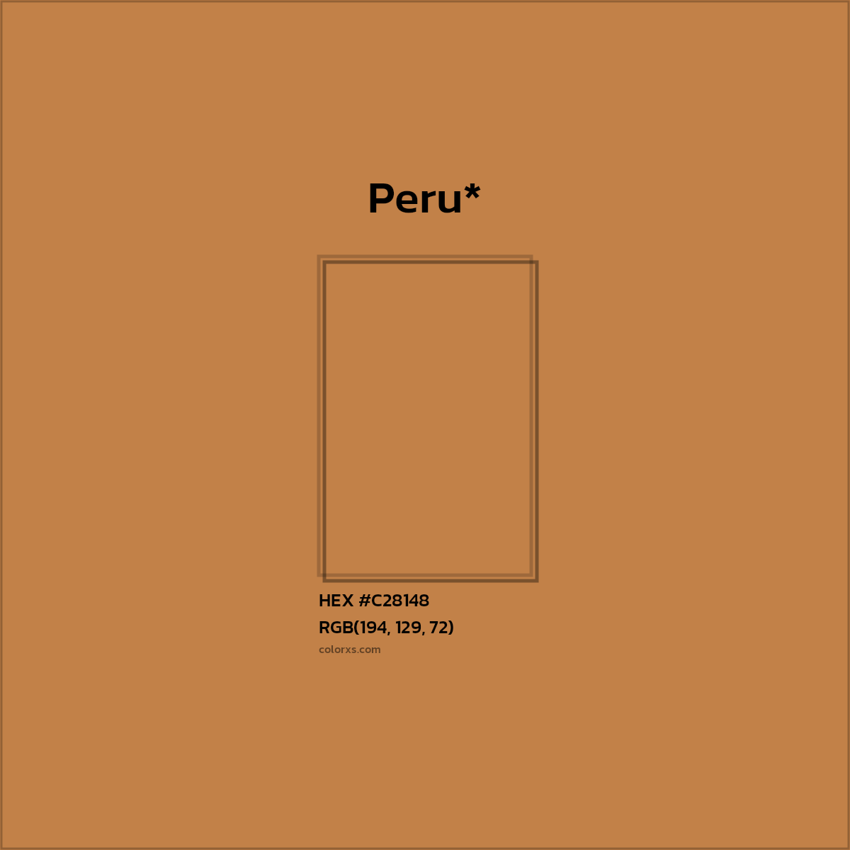 HEX #C28148 Color Name, Color Code, Palettes, Similar Paints, Images