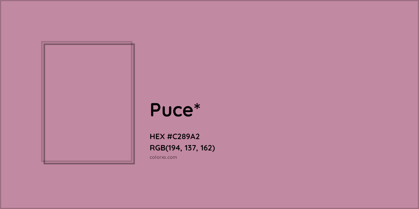 HEX #C289A2 Color Name, Color Code, Palettes, Similar Paints, Images